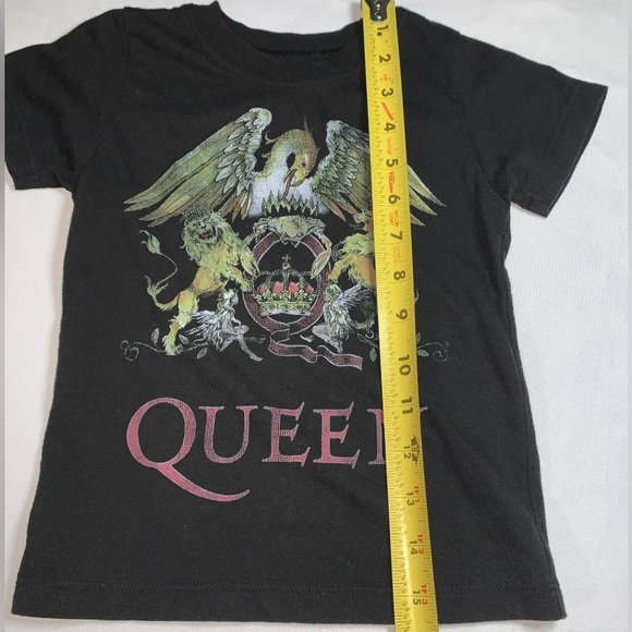 Queen Band Black Graphic T-Shirt Kids 3T Classic Rock Official Merchandise - Picture 2 of 7